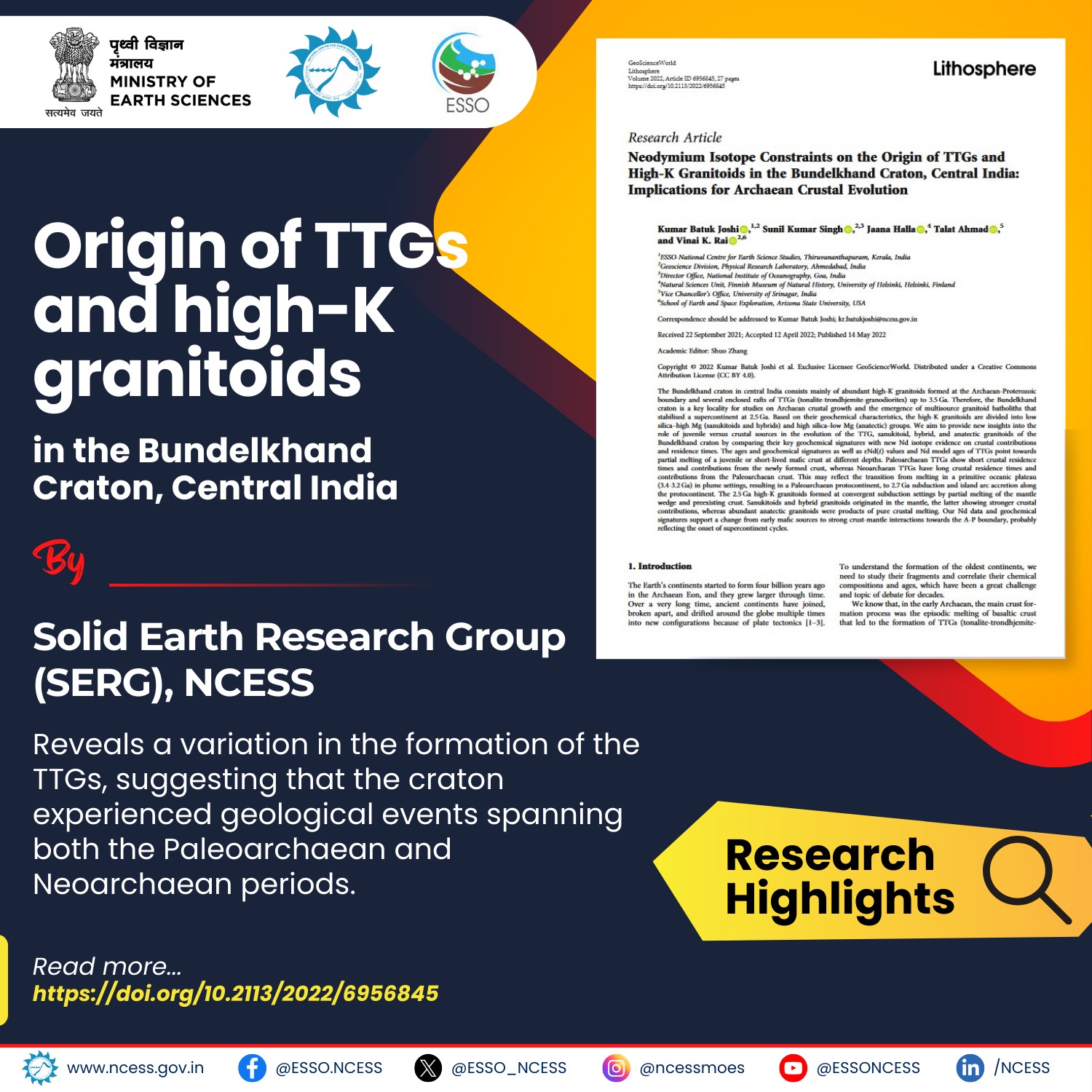 Origin of TTGs and high-K granitoids in the Bundelkhand Craton, Central India 