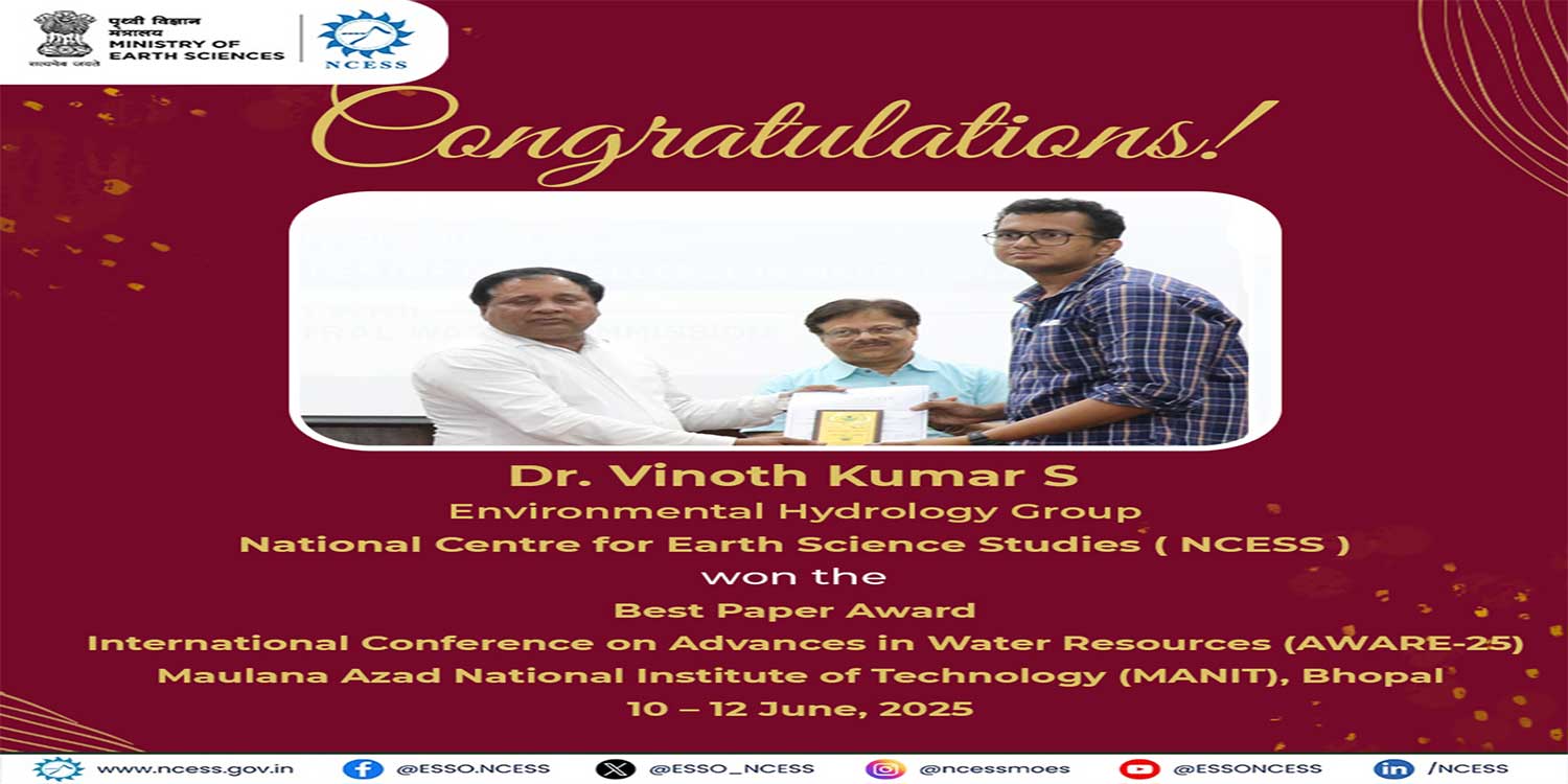 Vinoth Kumar - Best Paper Award