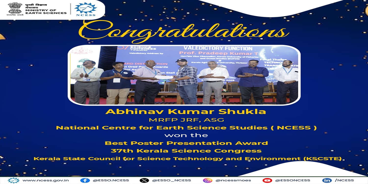 Abhinav Kumar Shukla - Best Poster Award